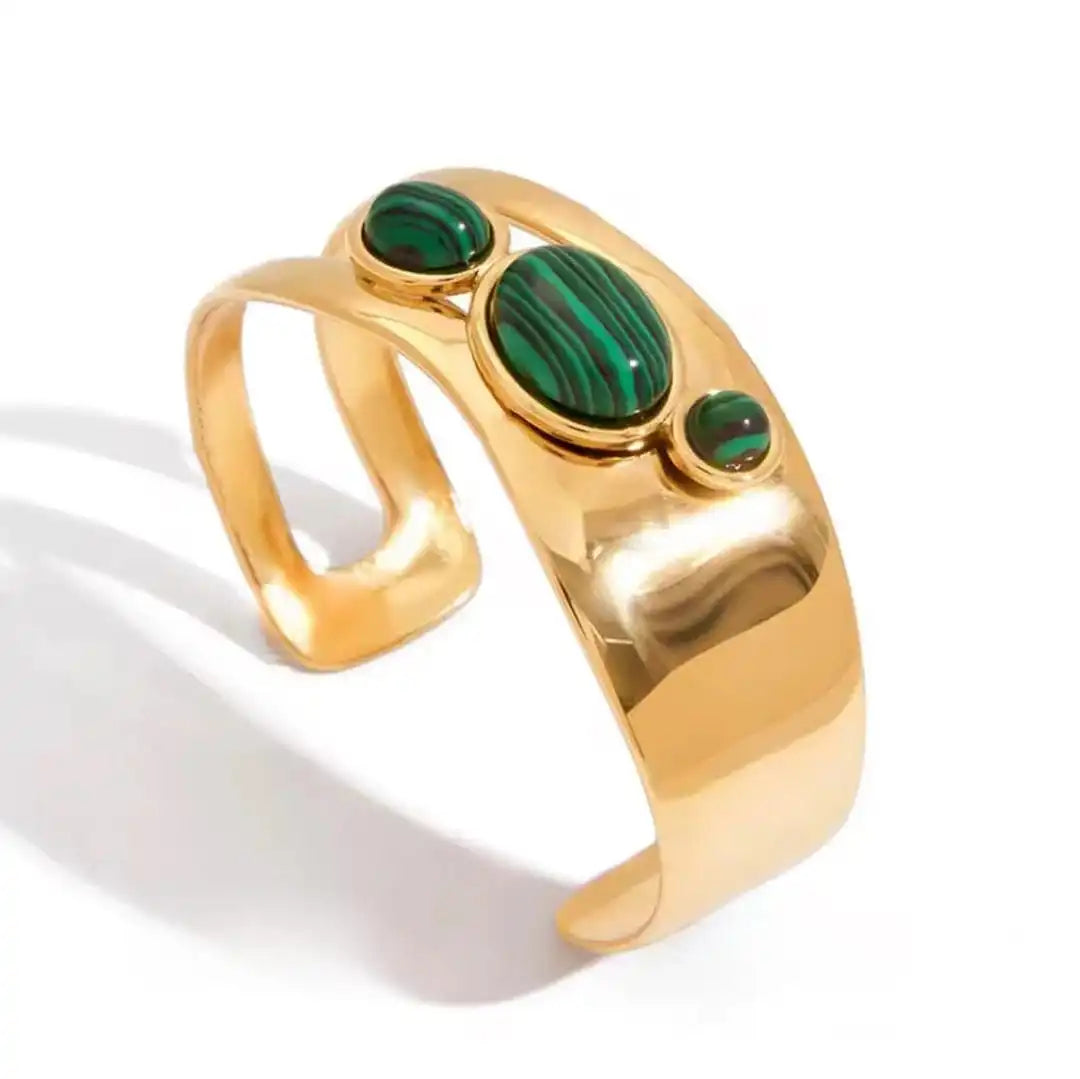 Vintage Tigerøje Armbånd i Guld