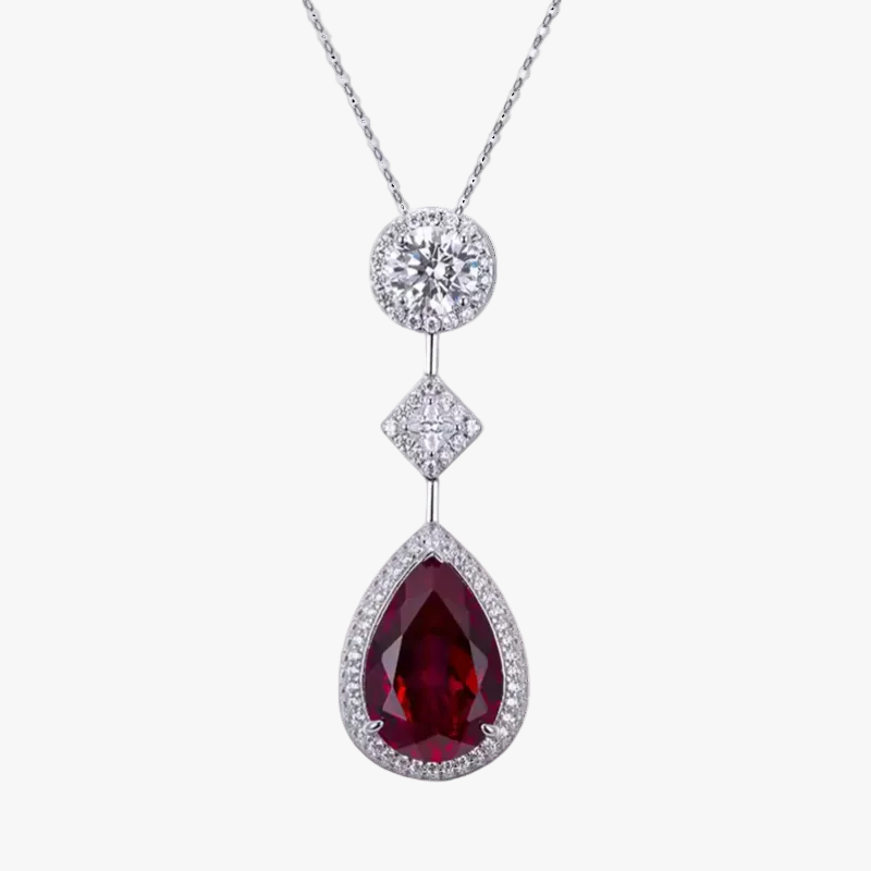 Ruby | Damehalskæde